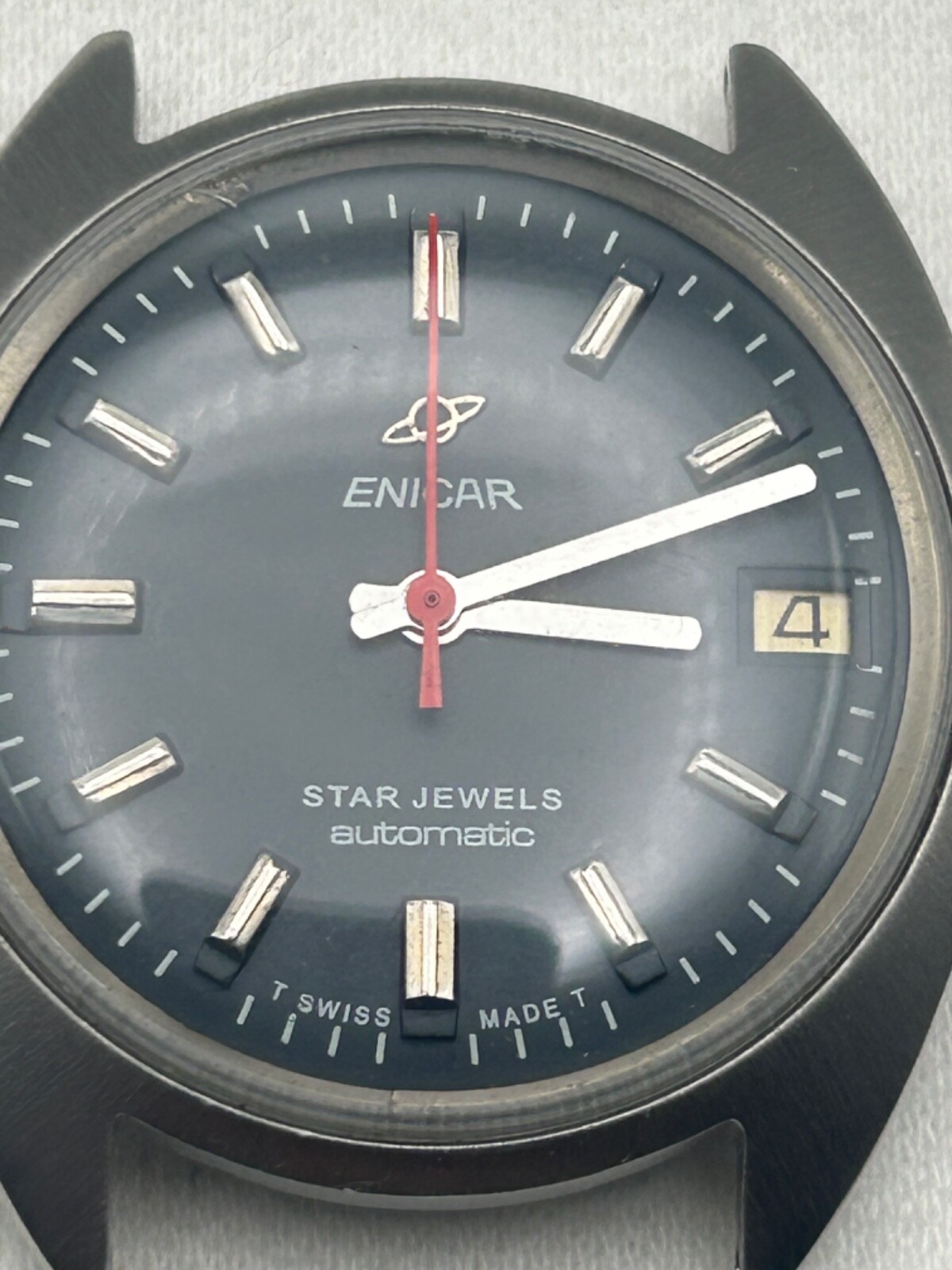 Enicar Star Jewels Automatic Stainless Steel 35mm Watch-Exc. Condition