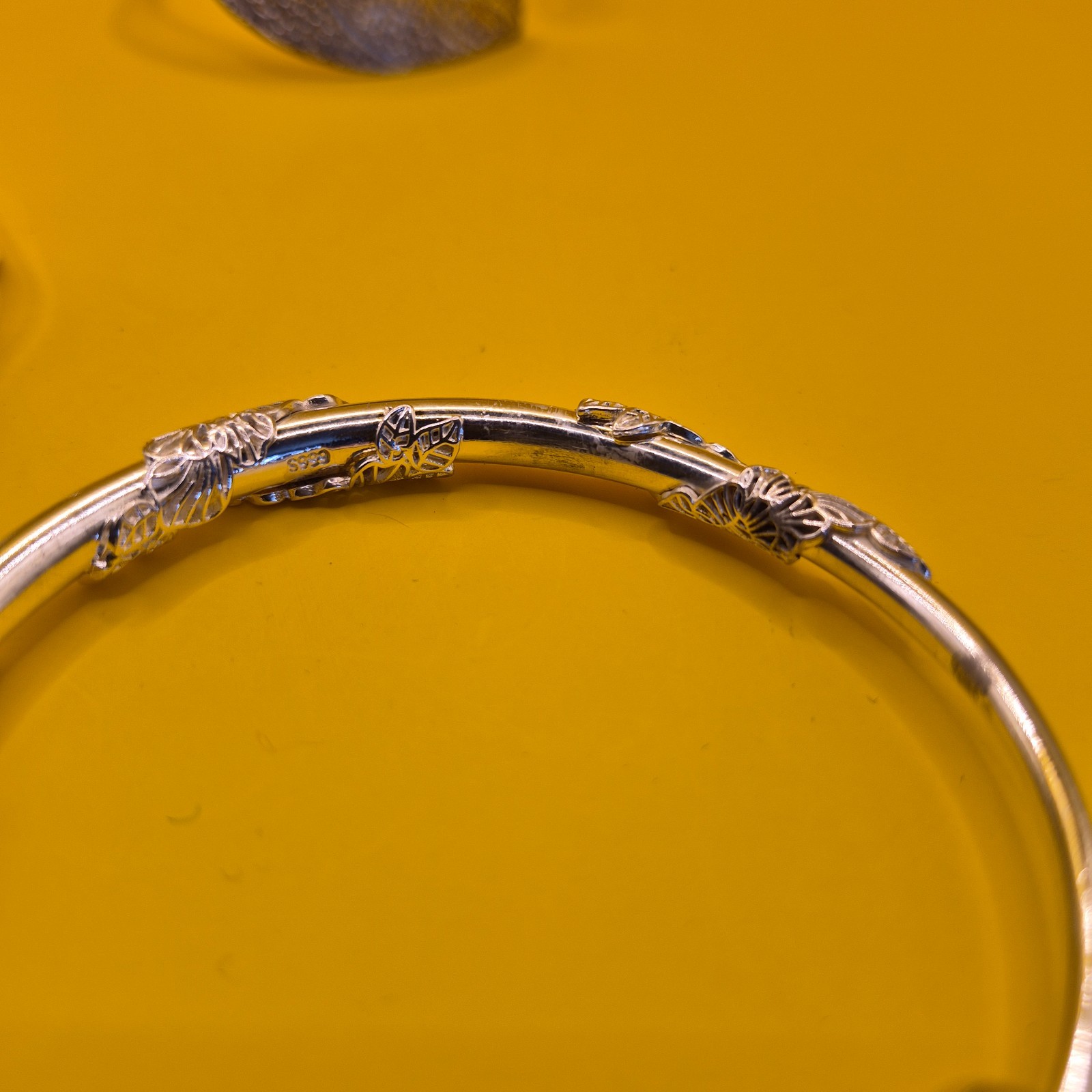 3x Silver Bracelets 999 Pure Silver Stamped