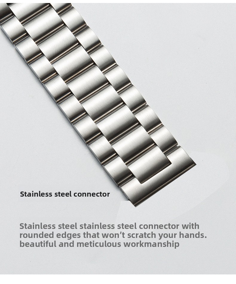 solid stainless steel watch band straps mens metal bracelet 14 16 18 20 22 24mm