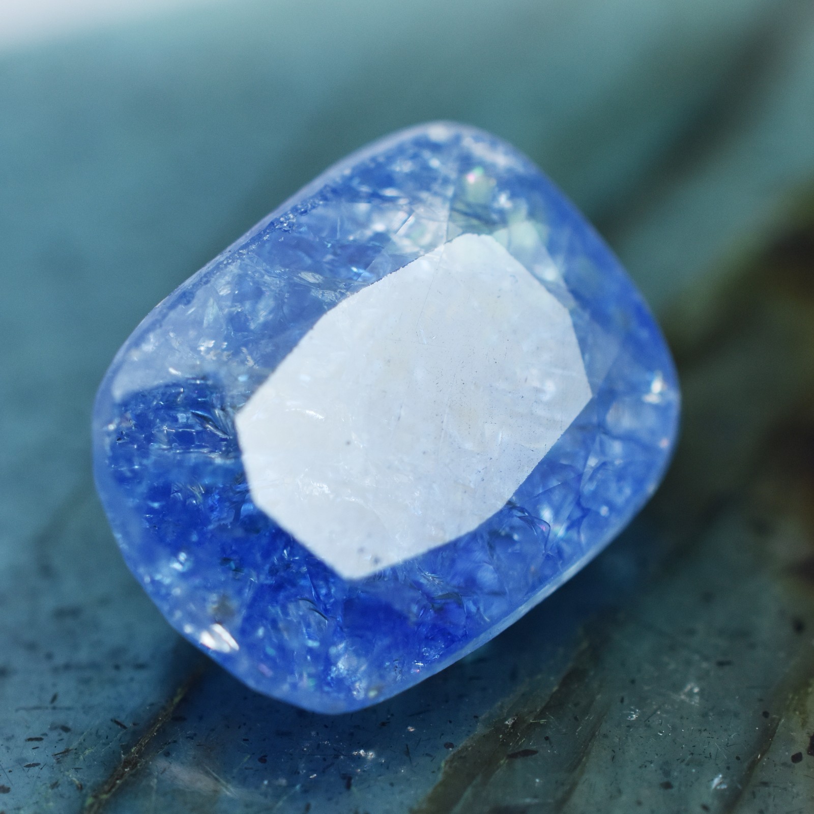 Natural CERTIFIED Blue Sapphire 6.80 Carat Cushion Shape Loose Gemstone