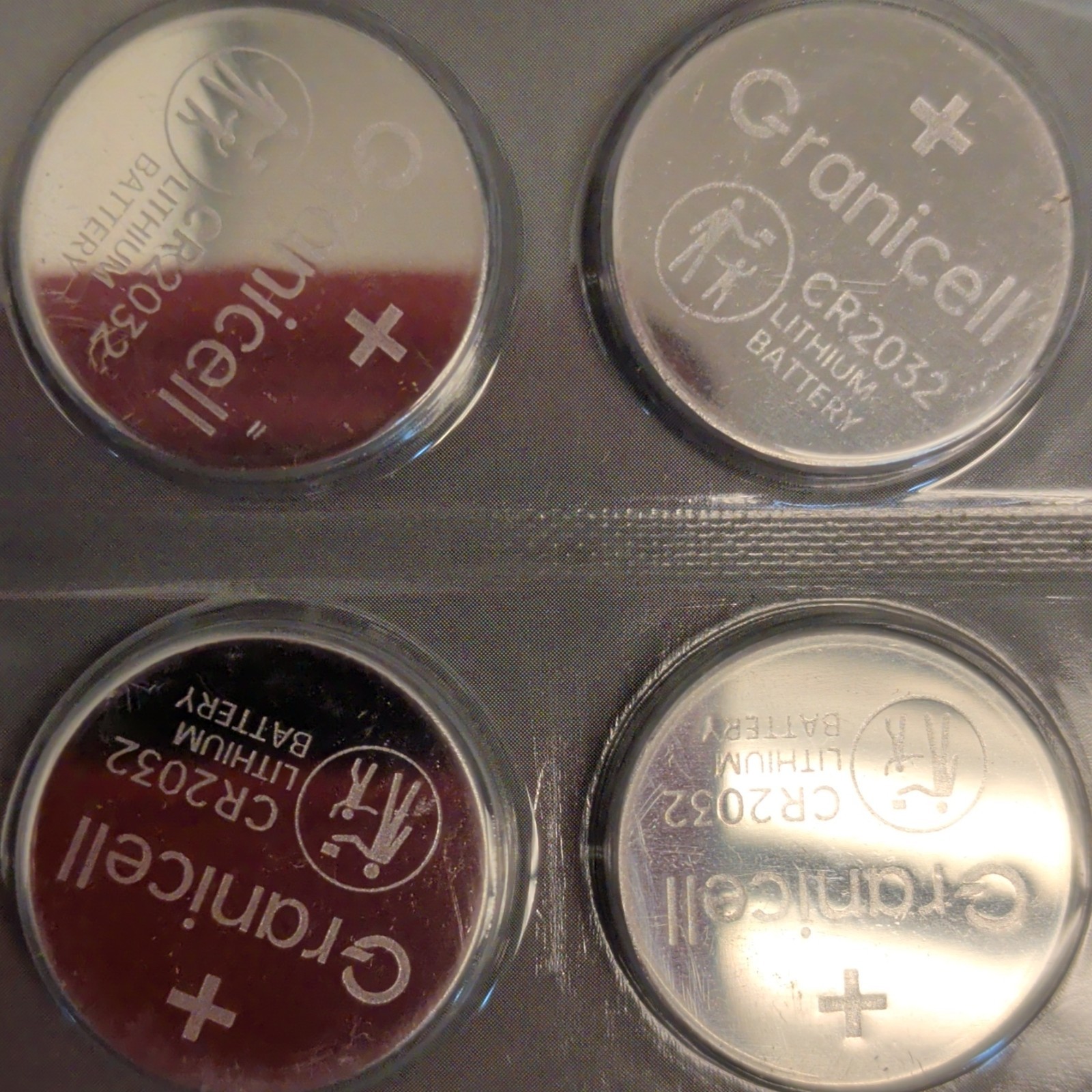4 Each, CR2032 3V Lithium Coin Cell/Button Battery, 4 Pack (MPN CR2032)