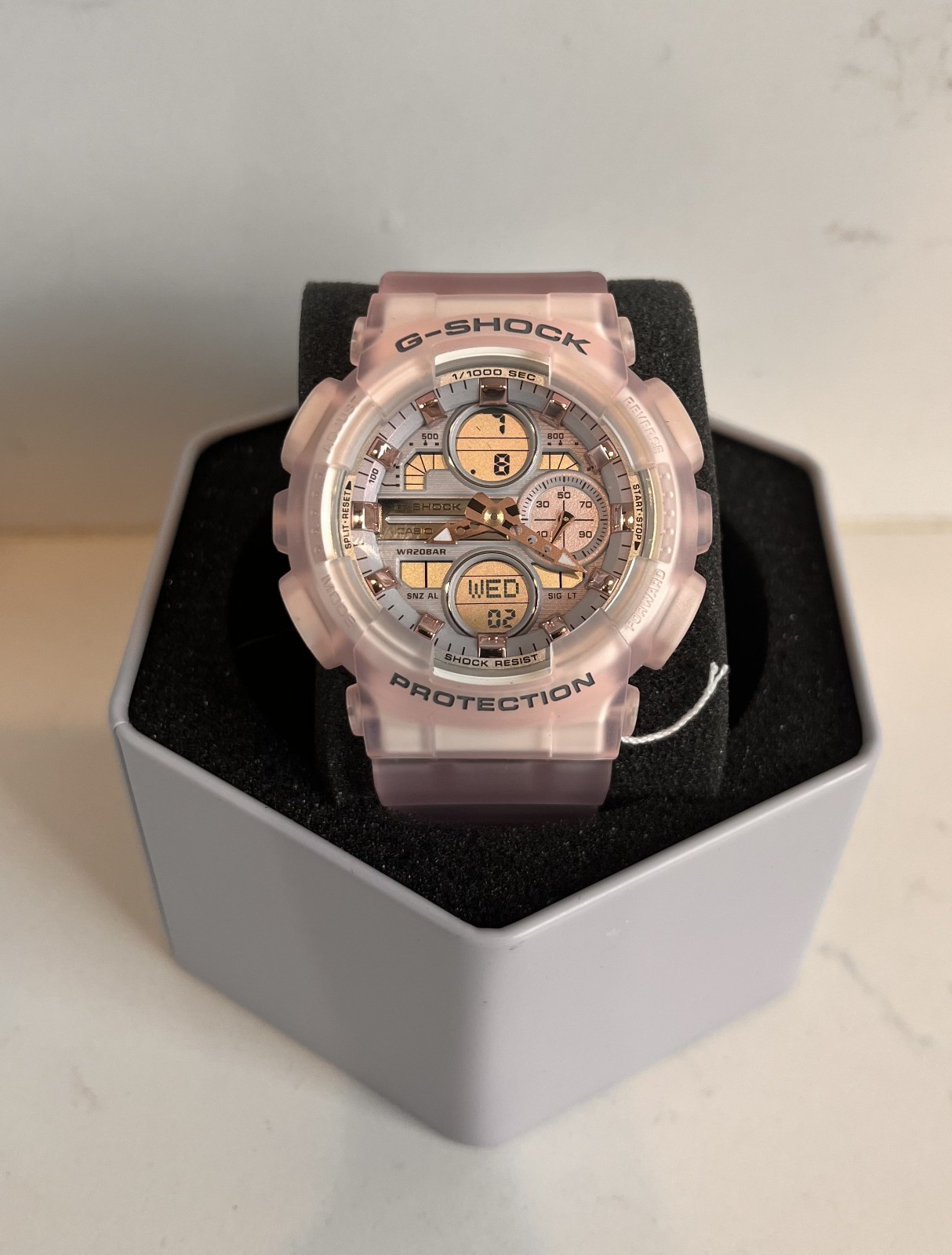 Discontinued G-Shock GMAS140NP-4A Pink Women’s Watch NWT
