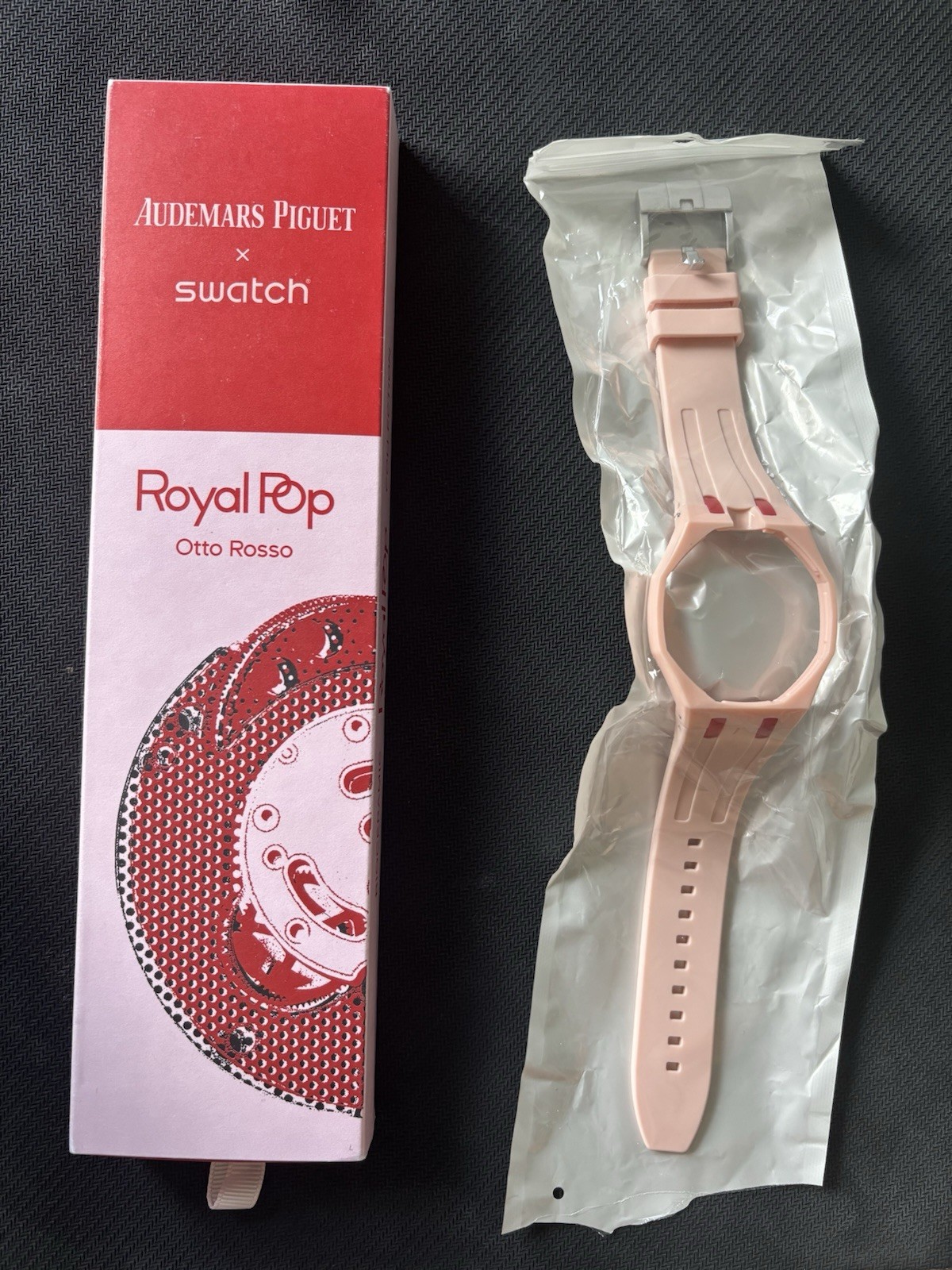 Swatch x Audemars Piguet Royal Pop OTTO ROSSO Pink Watch Feel free to send Offer