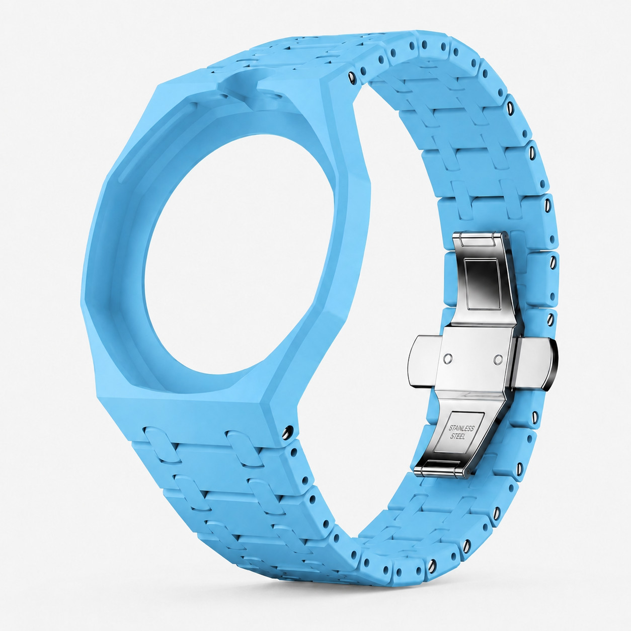 Ceramic Strap Wrist Band Bracelet Mod Kit For Swatch X AP Royal Pop