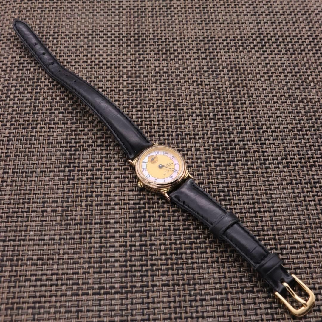 CELINE D2903-3 Small Seconds Watch 22mm New Battery Vintage Working