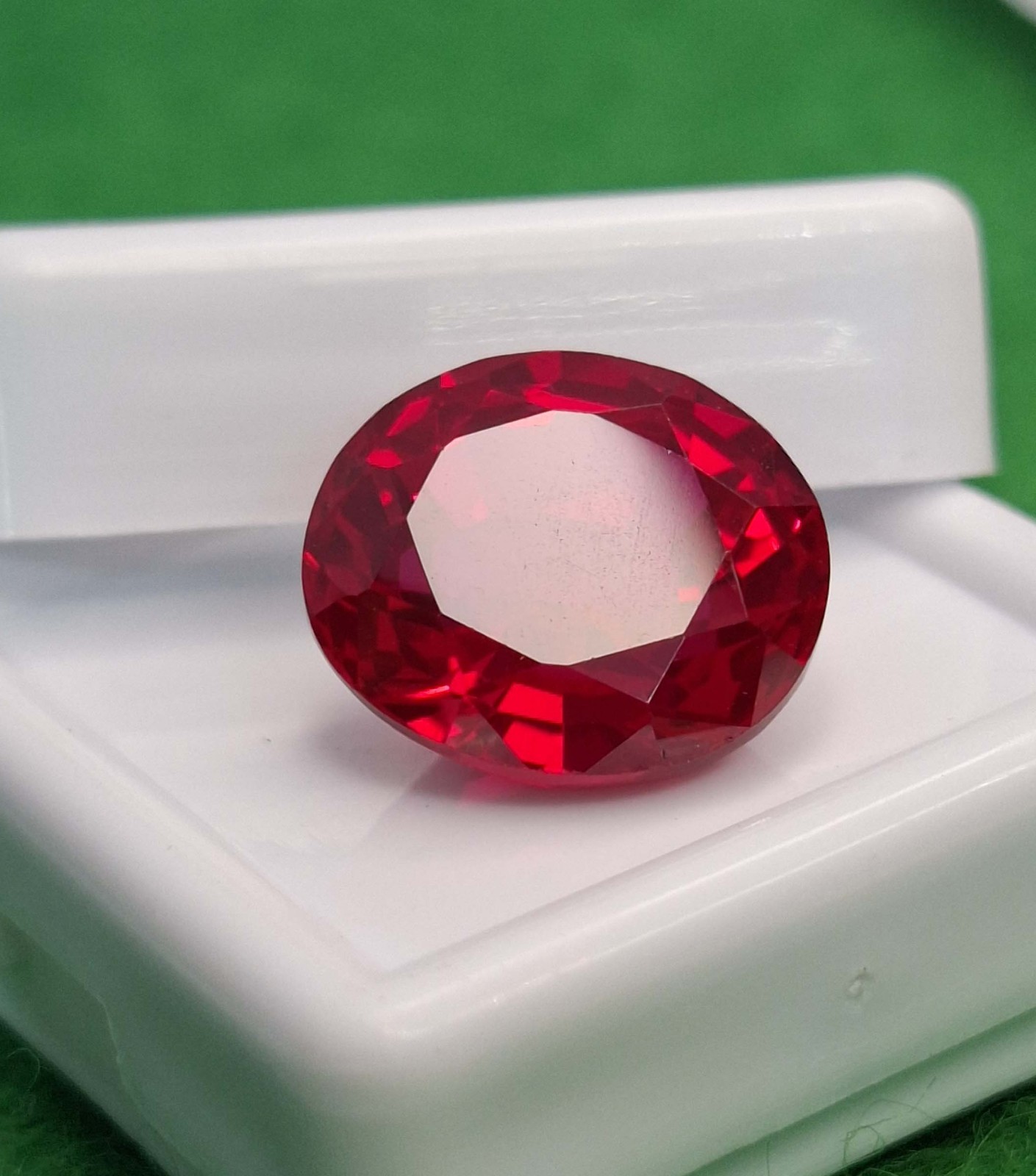 Natural 10-12 Ct Mozambique Pink Ruby Oval Shape Certified Loose Gemstone GB199