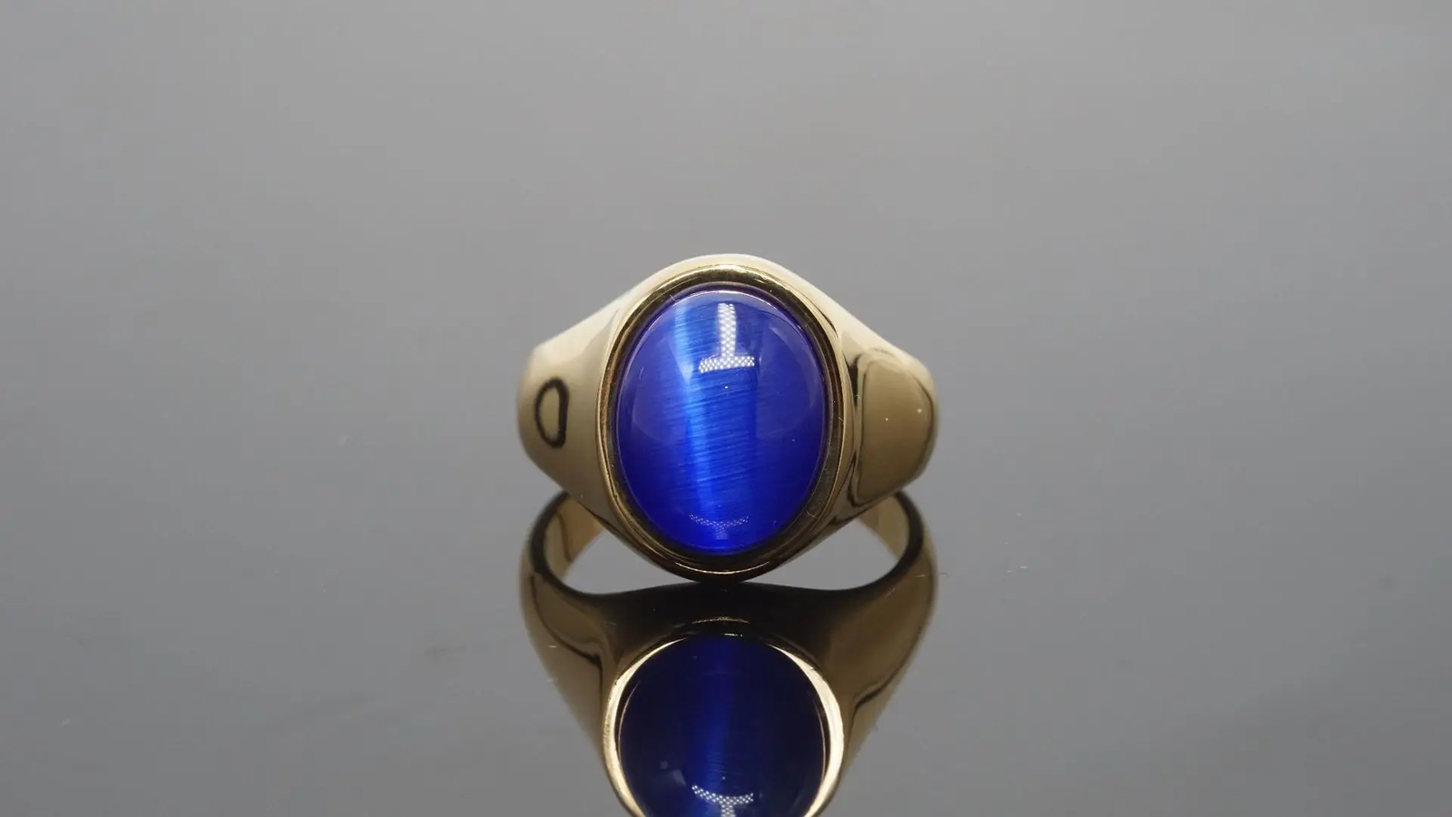 Multi Color Stone Vintage Stainless Steel Fashion Trendy Rings Size 7-12