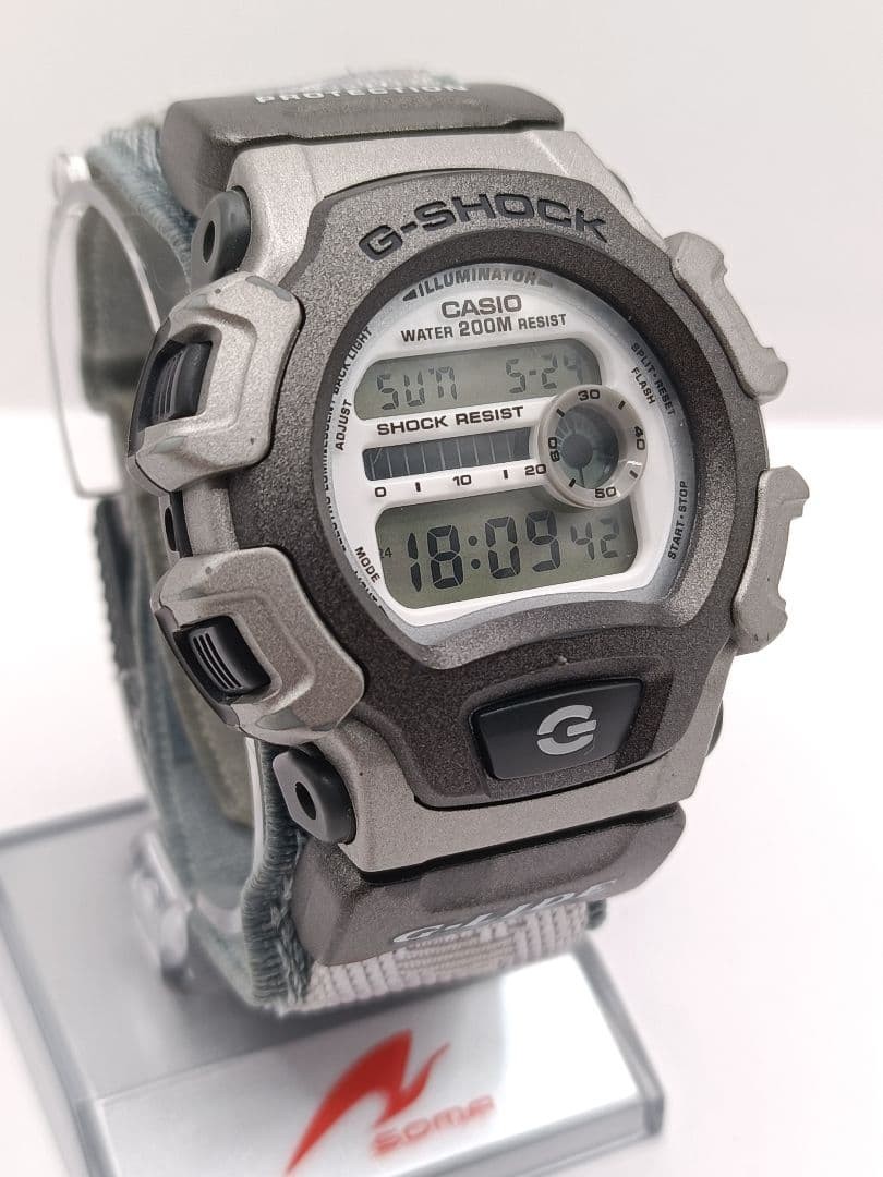 Good condition Battery replaced G-SHOCK DW-004 G-LIDE Backlight logo