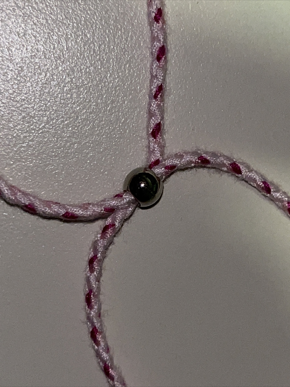 NEW BOHO BRAIDED THREAD FRIENDSHIP BRACELET ADJUSTABLE COLOR FUCHSIA WHITE PINK