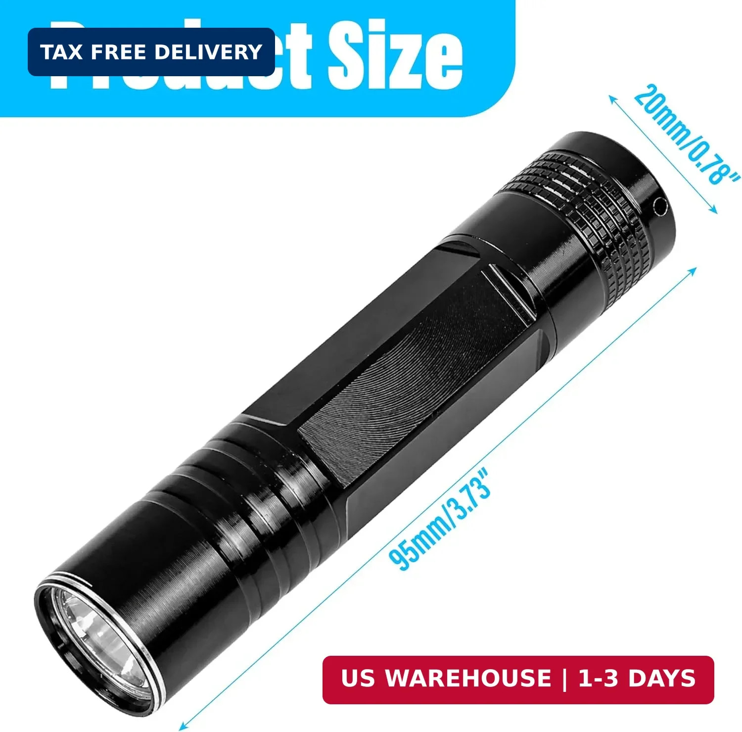 Flashlight for Gemstone Refractometer, Gem Tester Light for Stone Identification