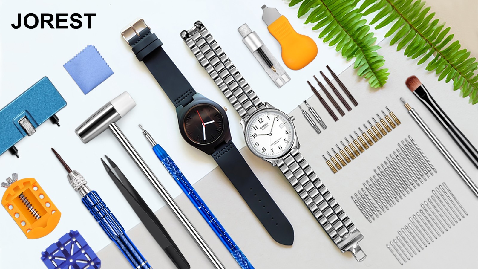 Watch Repair Kit Battery Replacement Link Remover Strap Adjusting Screwdriver