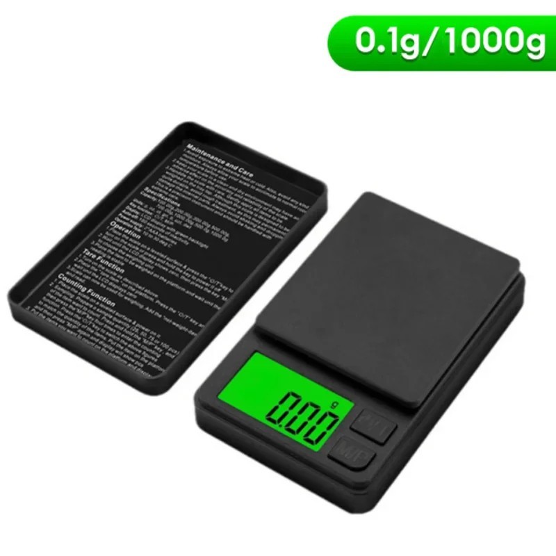 Pocket Scale, 1000G X 0.01G Precision Gram Scale, Small Digital Scale Grams Ounc