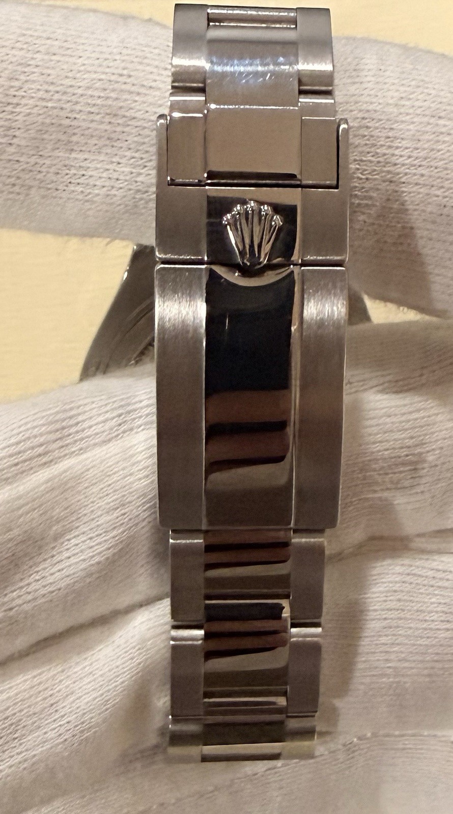 Rolex Yacht-Master Automatic Date 37mm Gray Dial Steel Bracelet Box & Papers