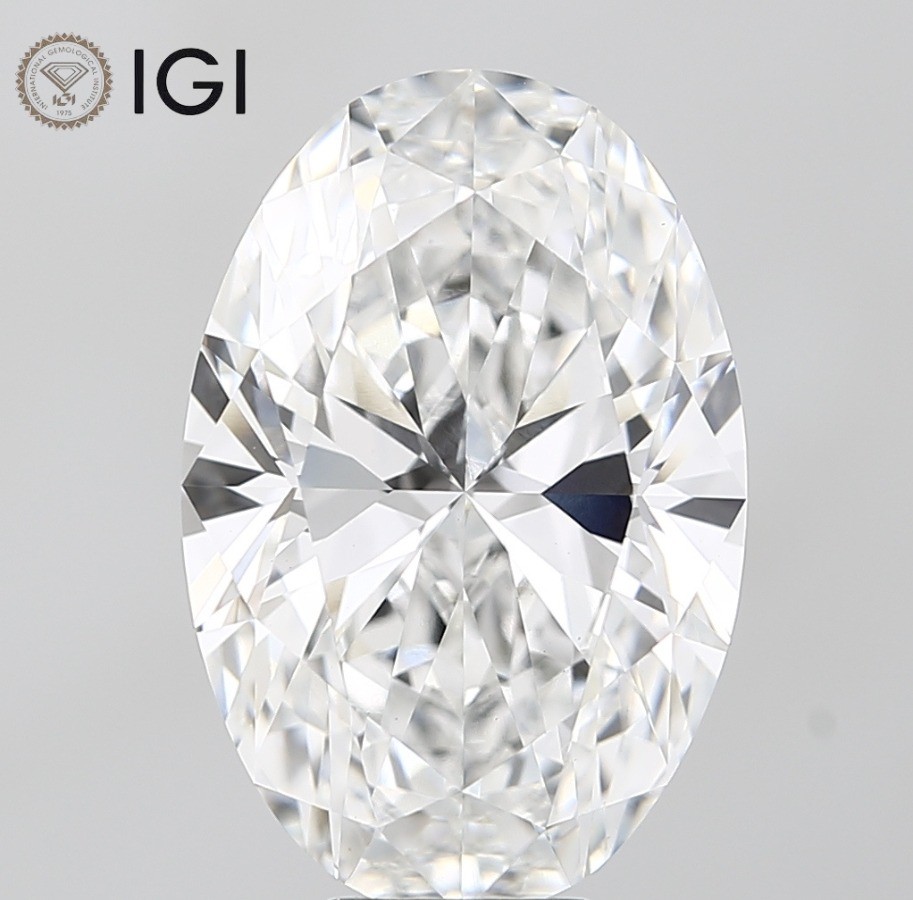 0.75 Ct Oval Cut IGI Certified Lab Grown CVD Diamond D Color VVS1 Clarity Stone