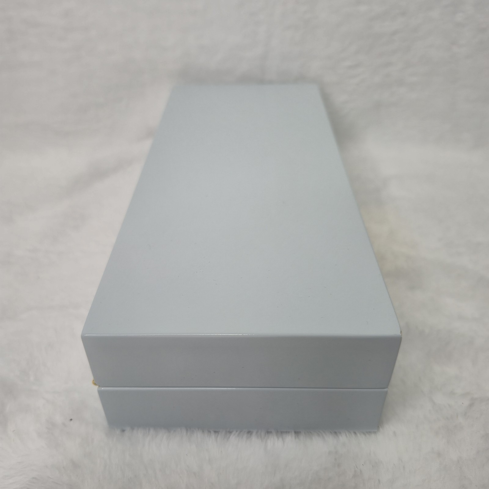 Addison Ross LTD Polished Lacquer Wood Jewelery Box Glossy Sky Blue 4″x9″ READ