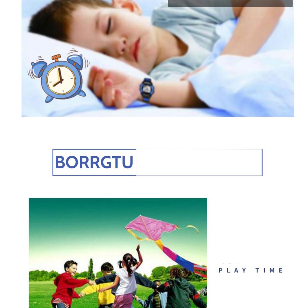 Electronic Watch Kids Digital Waterproof Children Boys Girls Sports LED Watches