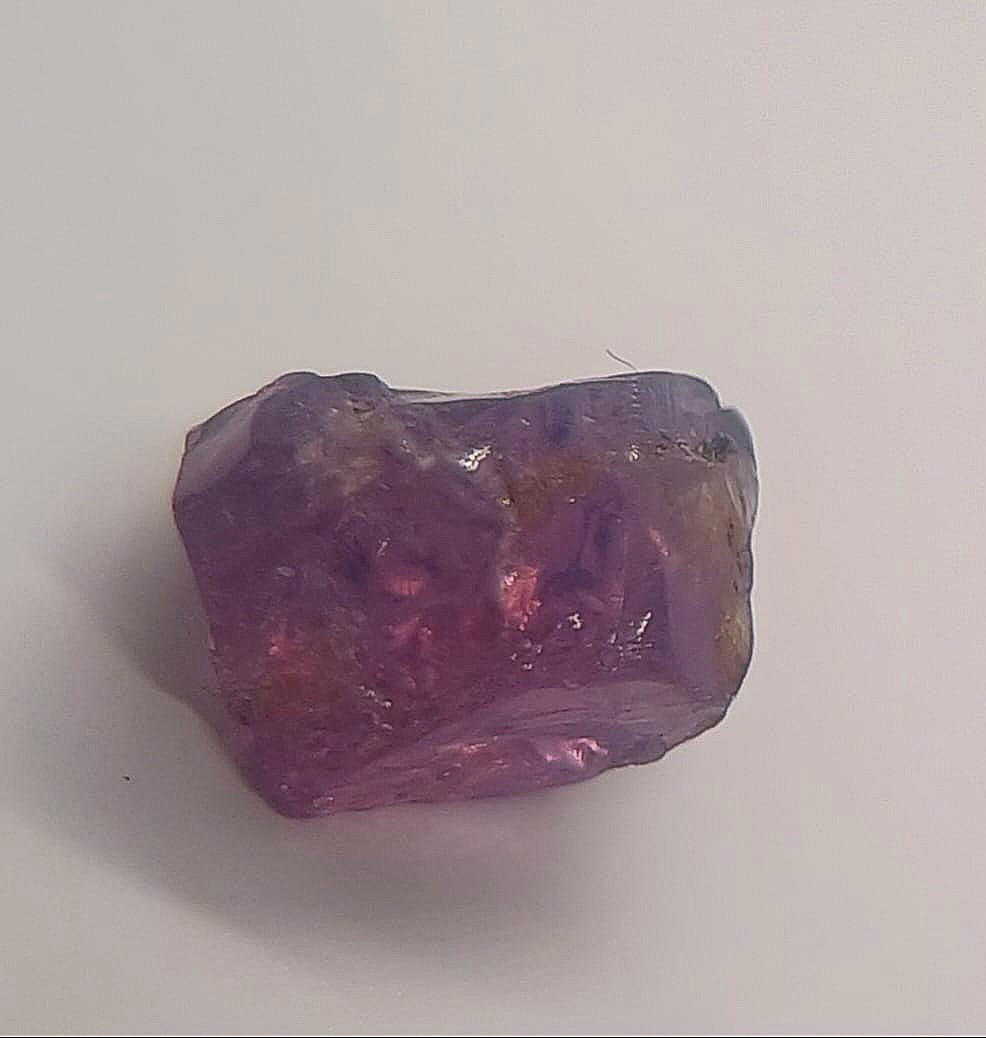 NATURAL AUSTRALIAN Spinel Fancy Vivid Lavander Purple 2.11ct Tasmanian Rough Gem