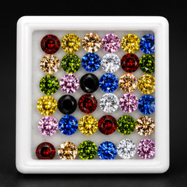 28 Pcs Natural Multi Color Sapphire Round Cut 5 MM Certified Loose Gemstone Lot