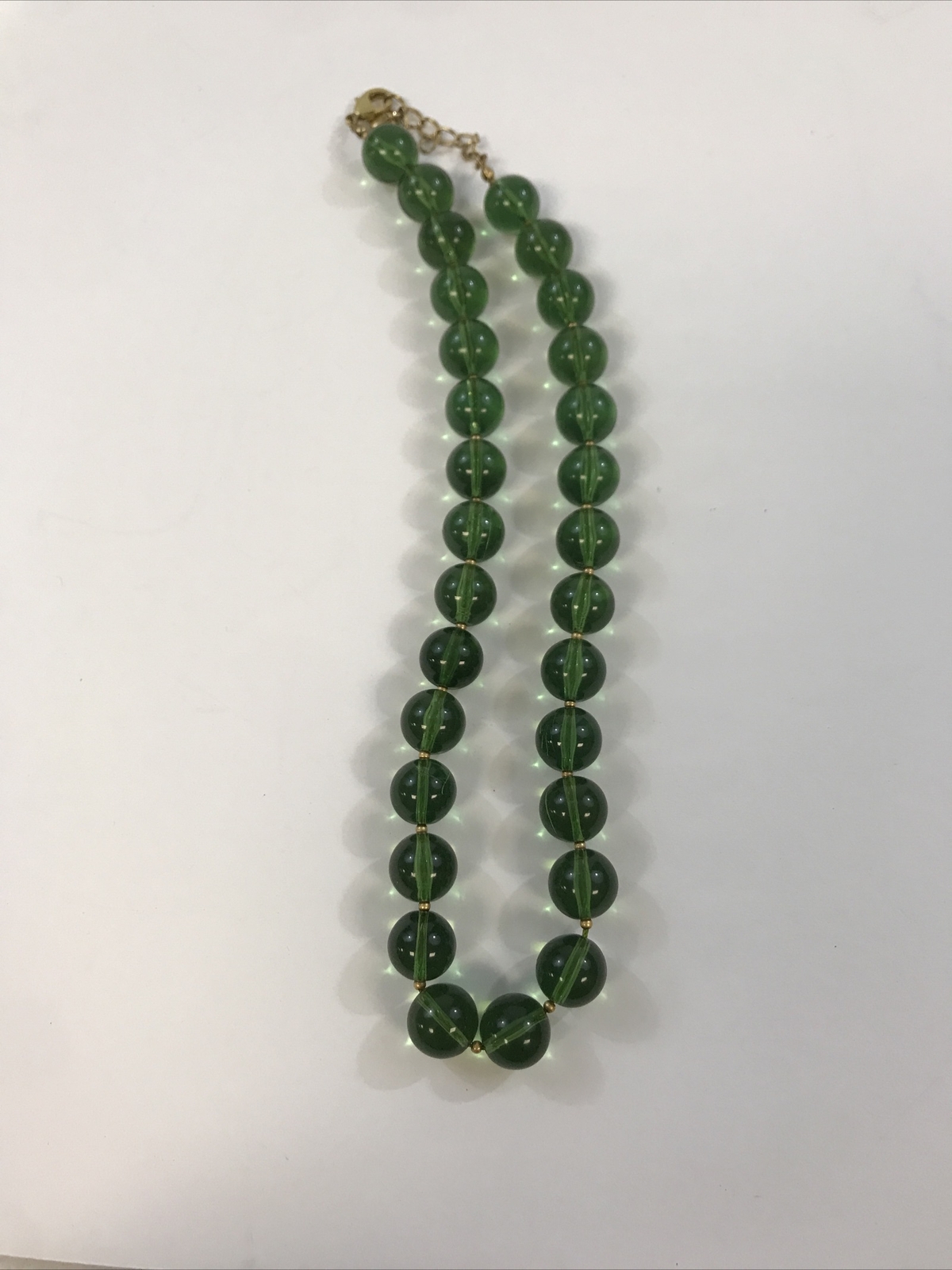 Jewelry Lot 10 Necklaces Statement Multi Strand Pearl Crystal Beads Green Orange
