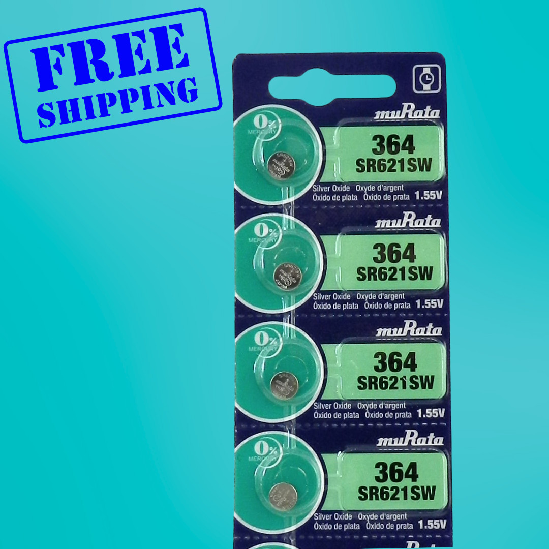 Murata / Sony 364 SR621SW Watch Battery Exp.2034 – 4Pc