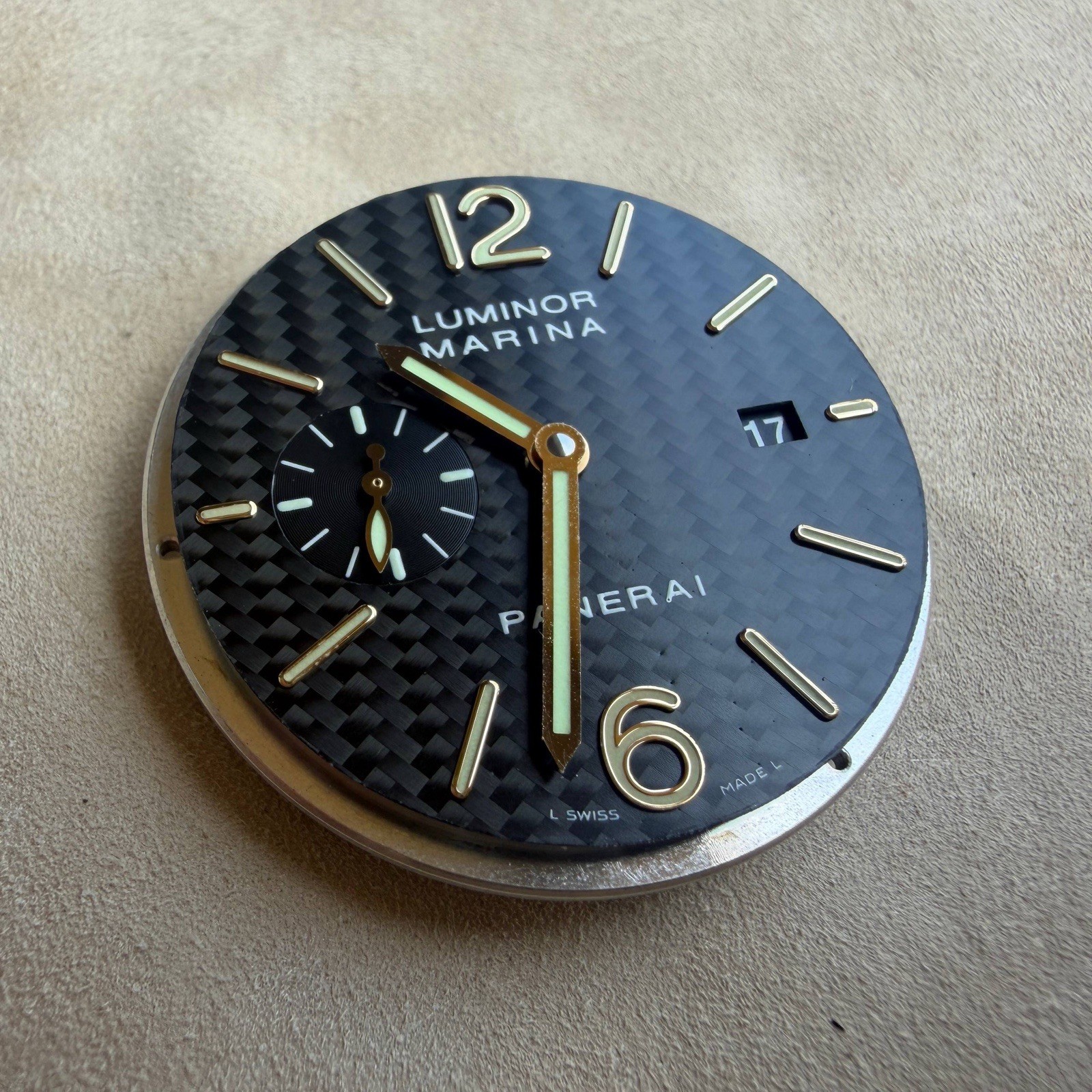 Authentic Panerai Luminor Marine PAM140 Movement Dial Hands