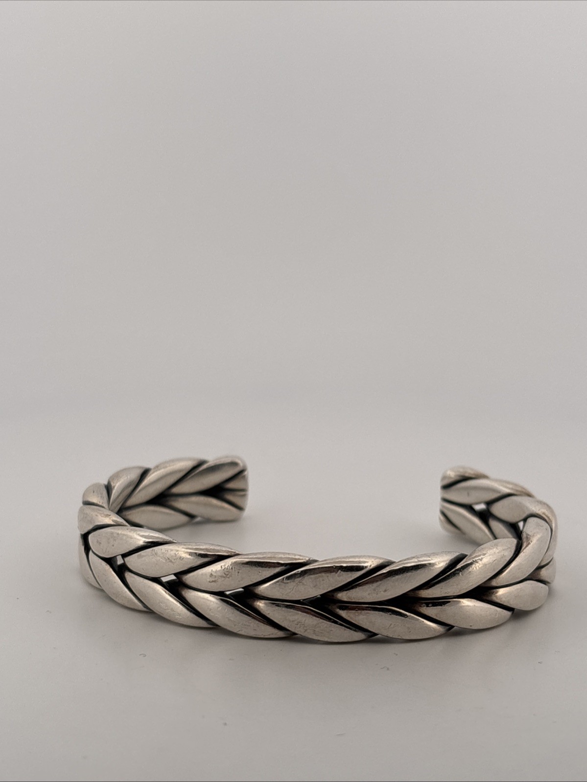 David Yurman Chevron Bracelet SS SZ 7 1/2
