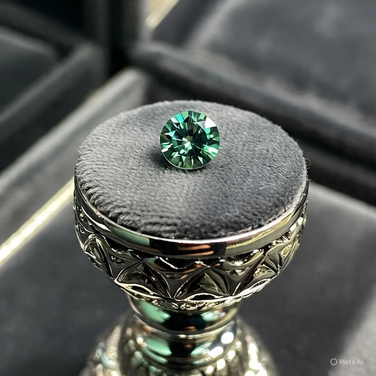 4 Ct Natural Green Diamond Round Cut VVS1 D Grade GDGL Certified