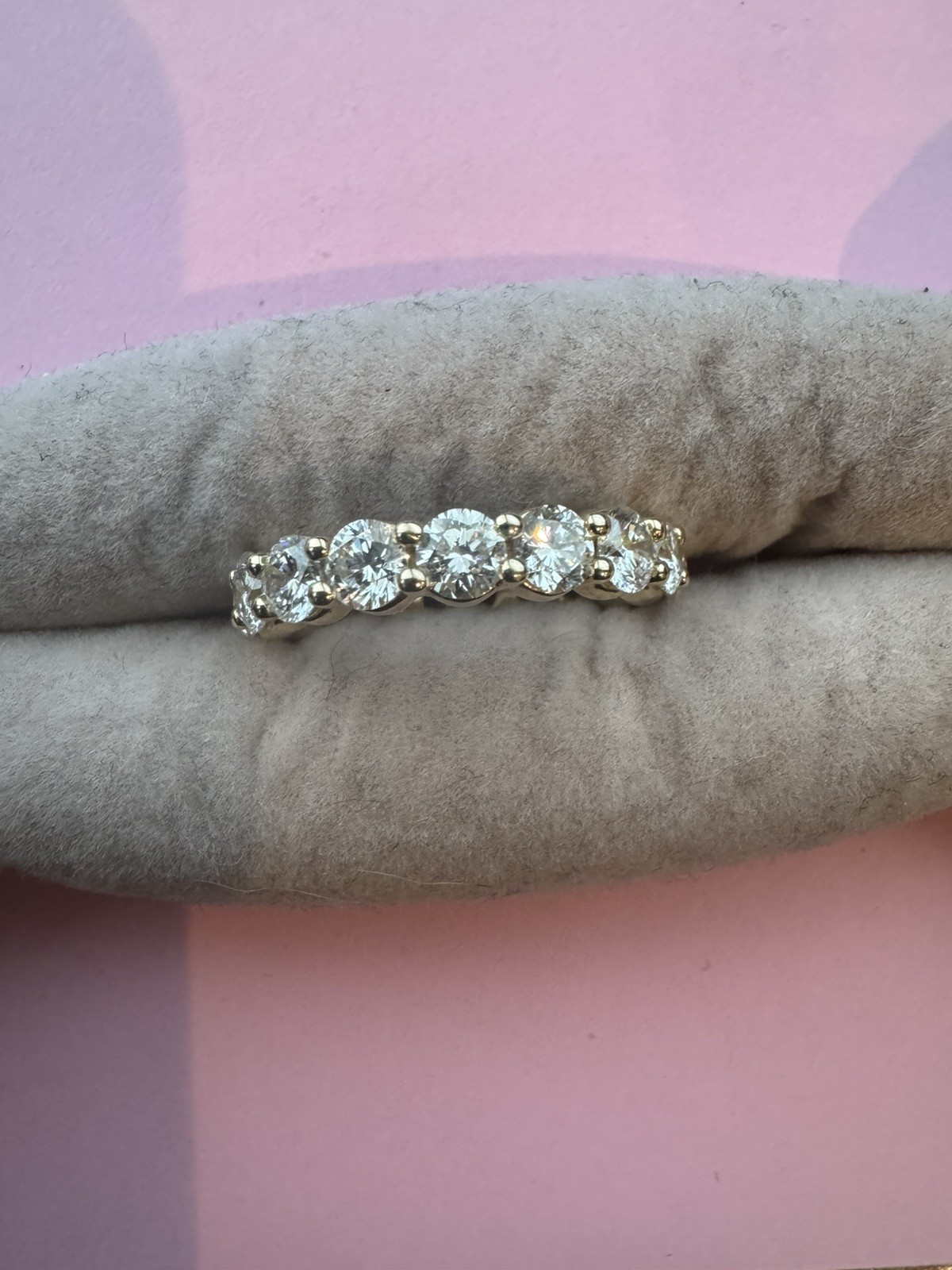 BCT Diamond Lab Grown Eternity Band Ring