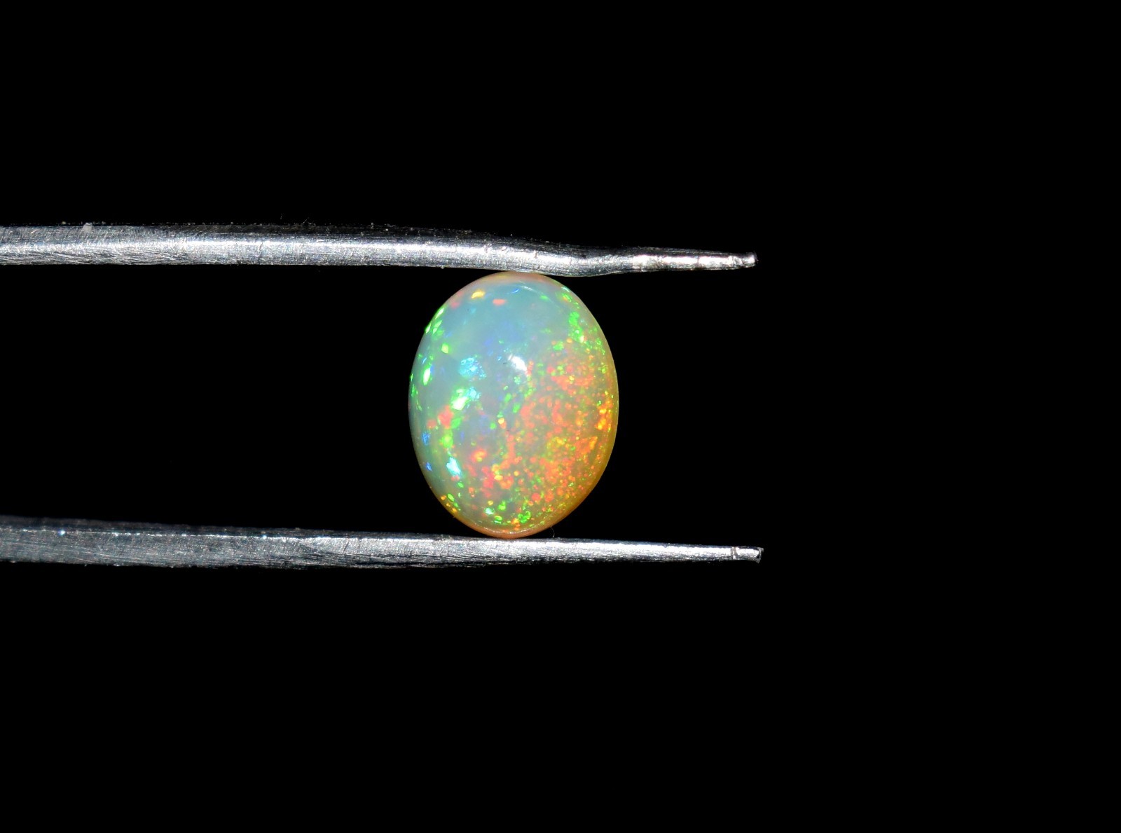 Natural Ethiopian Wello Fire Opal Cabochon Gemstone 7X9mm Loose AAA 41
