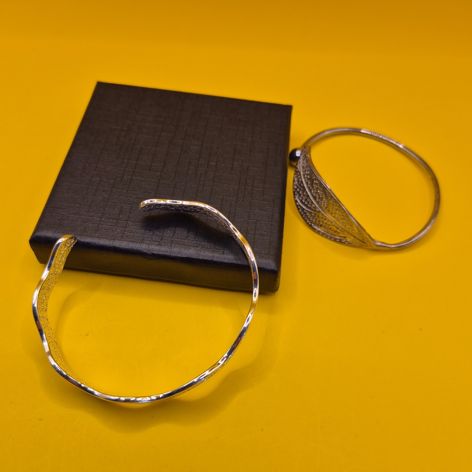 3x Silver Bracelets 999 Pure Silver Stamped