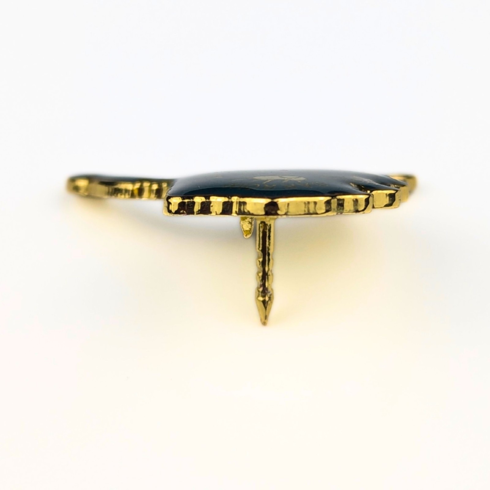 Alaska Artistic Map Lapel Pin; Die-Struck Steel Alloy