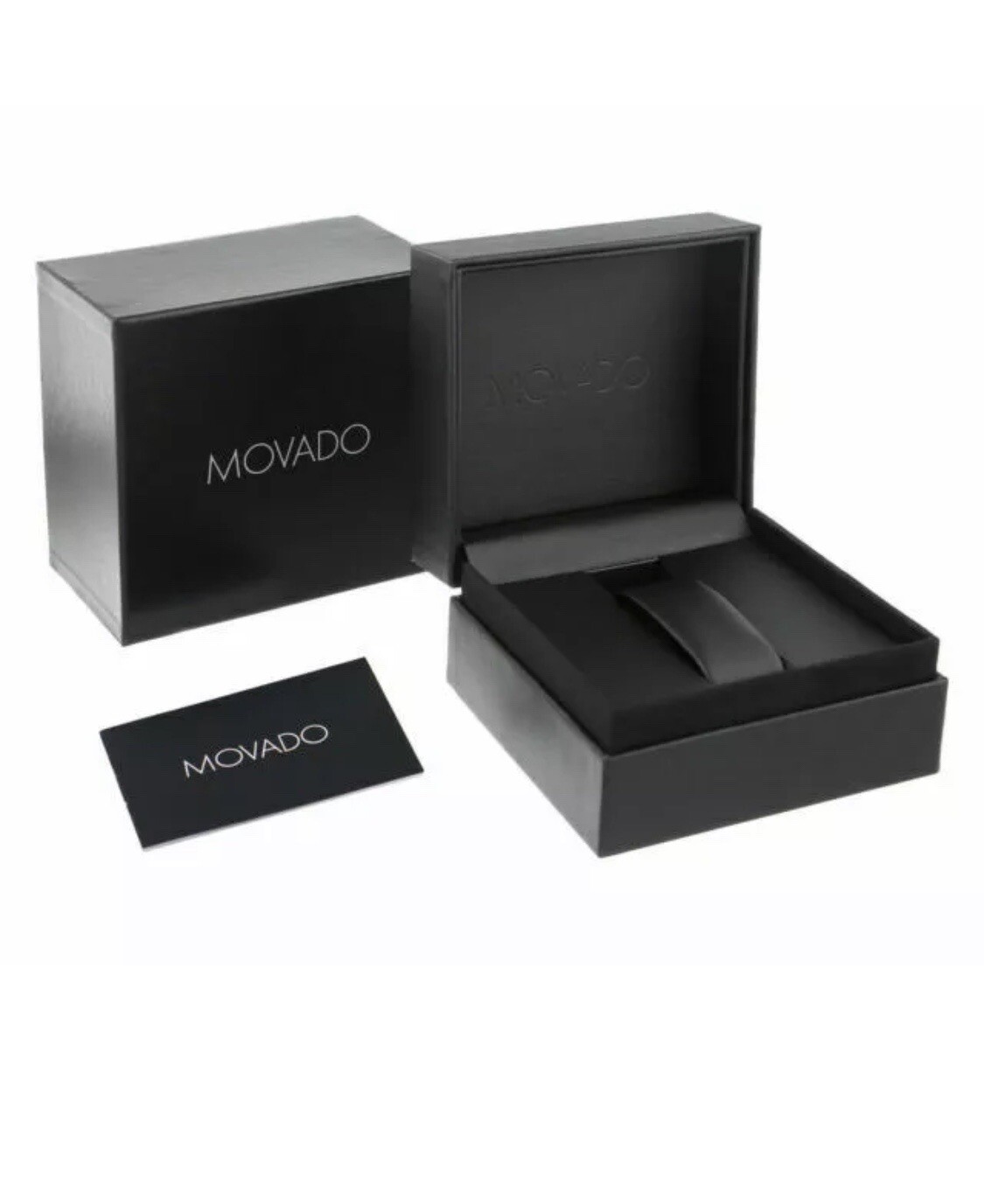 Brand New Movado Men’s Veturi Black Dial Stainless Steel 40mm Watch 0607415
