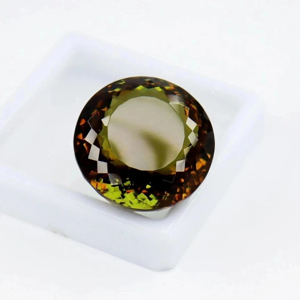 100+ Ct Certified Zultanite Gemstone Round Cut 7-Color Change Turkey Free Gift