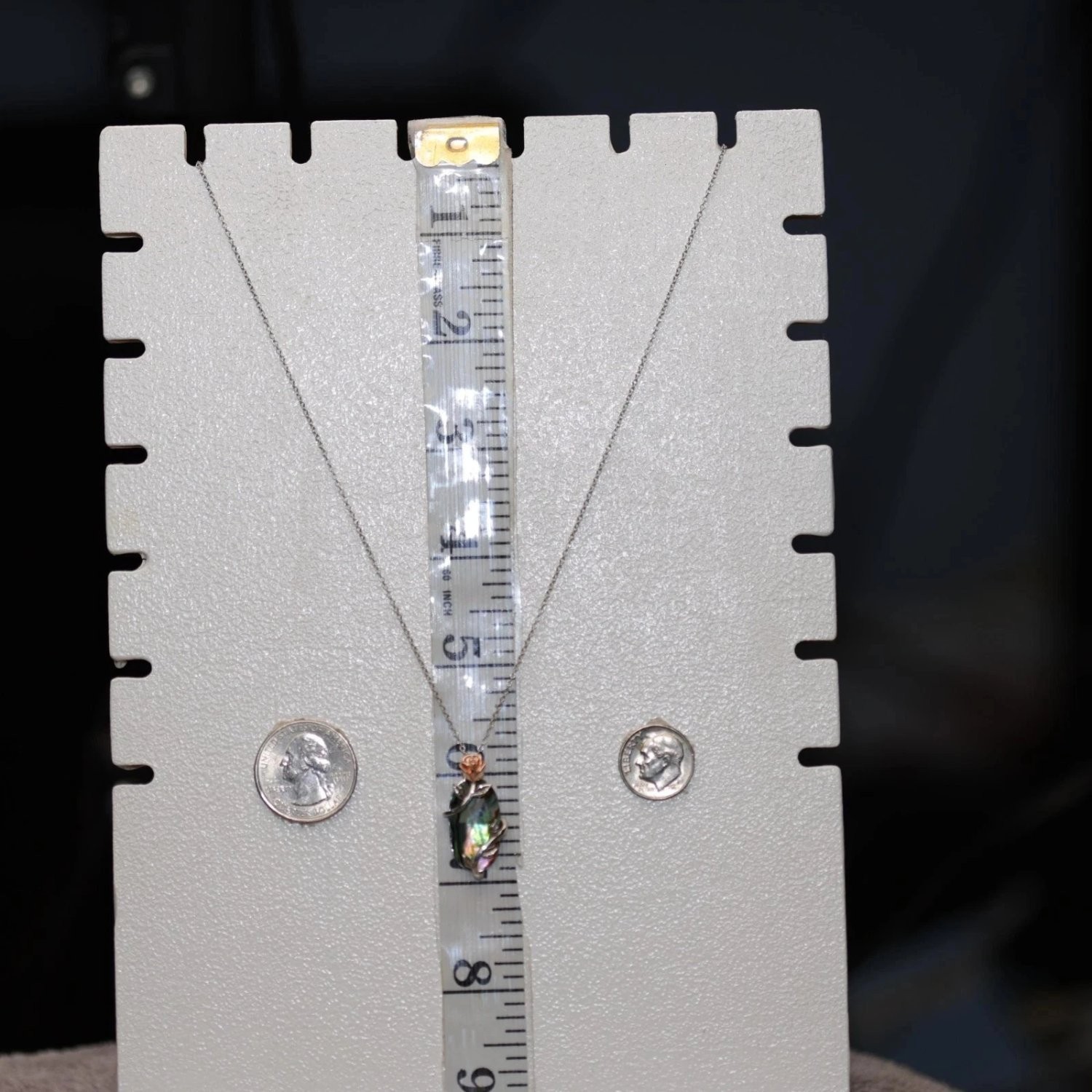 Necklace 18 Inch Chain Multicolor 925 Sterling Adjustable Extender Silver