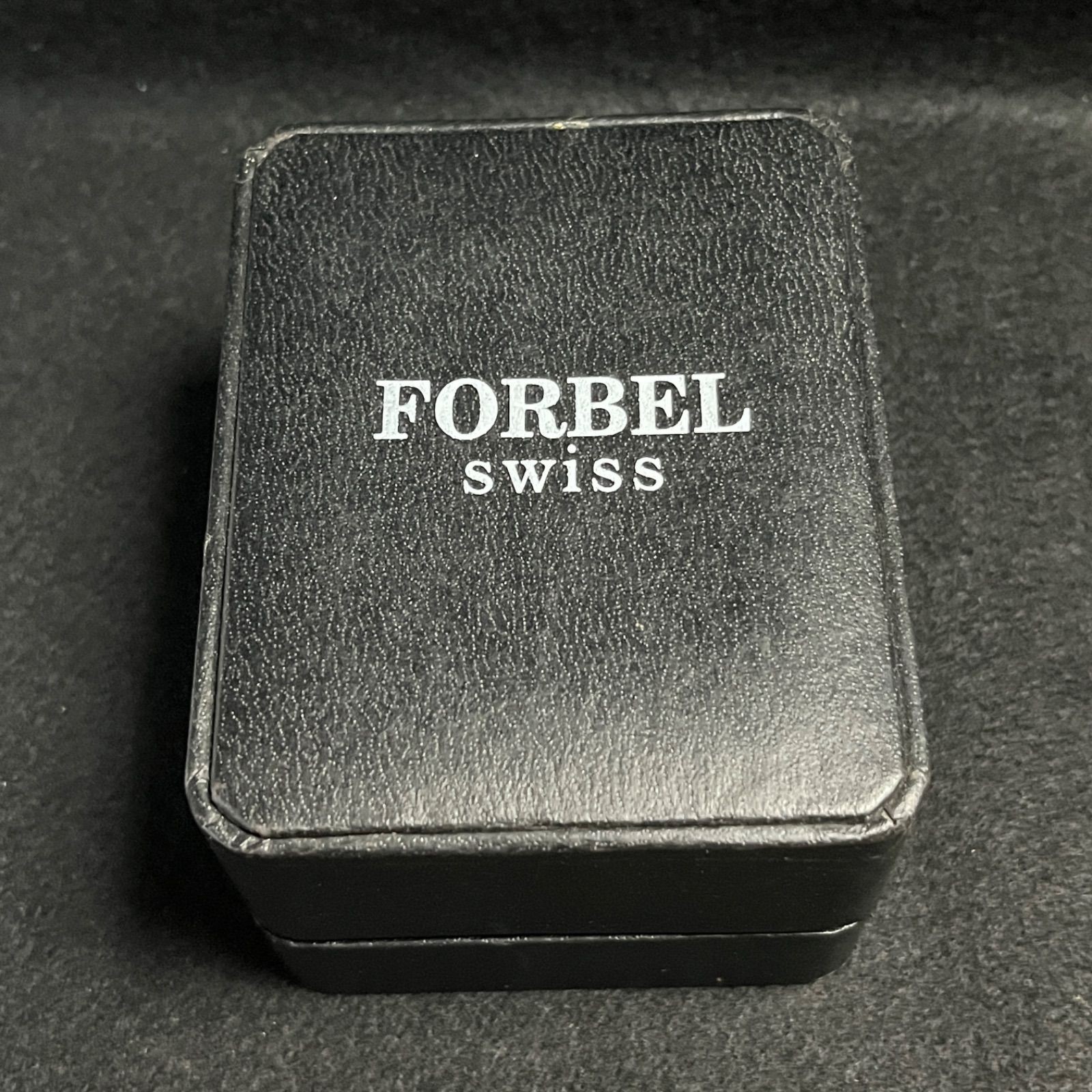 Working FORBEL SWISS Diver FB 1088 RL Quartz Silver Pink Stone Confirmed working