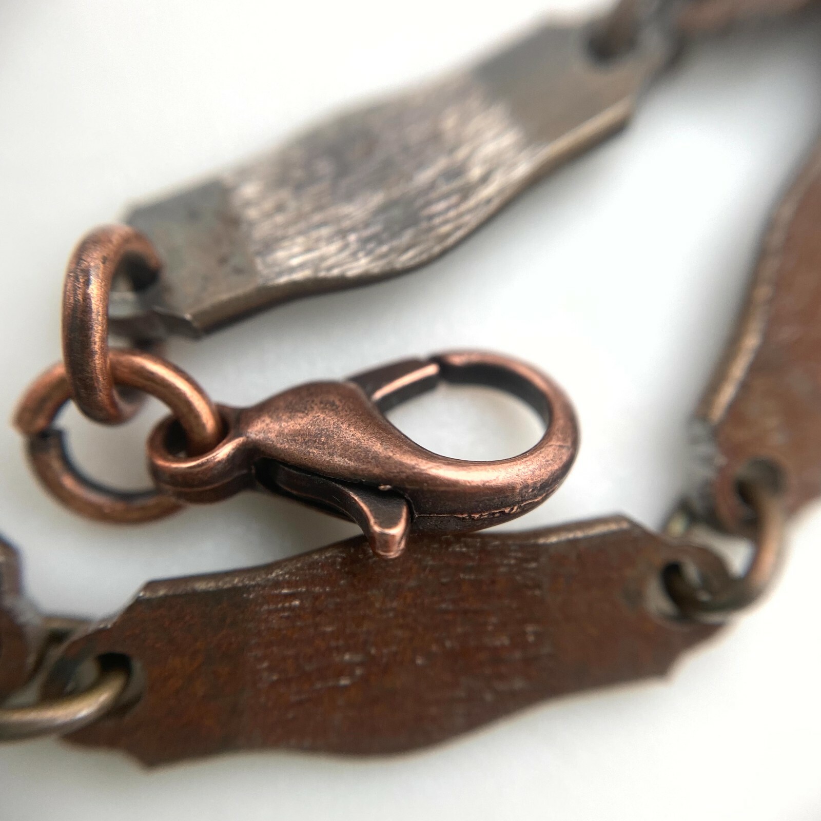 Vintage Rusty Flat Chain Necklace (Avail. In 18″, 20″, 24″, 30″, Or 36″) (FC53)