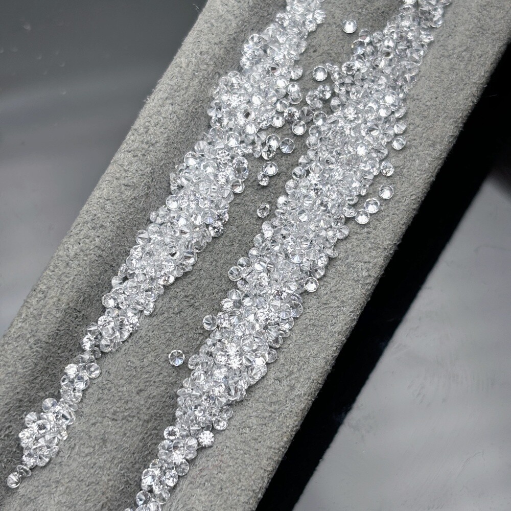 Factory Wholesale Price Top Quality 1000pcs Round White Loose Cubic Zirconia