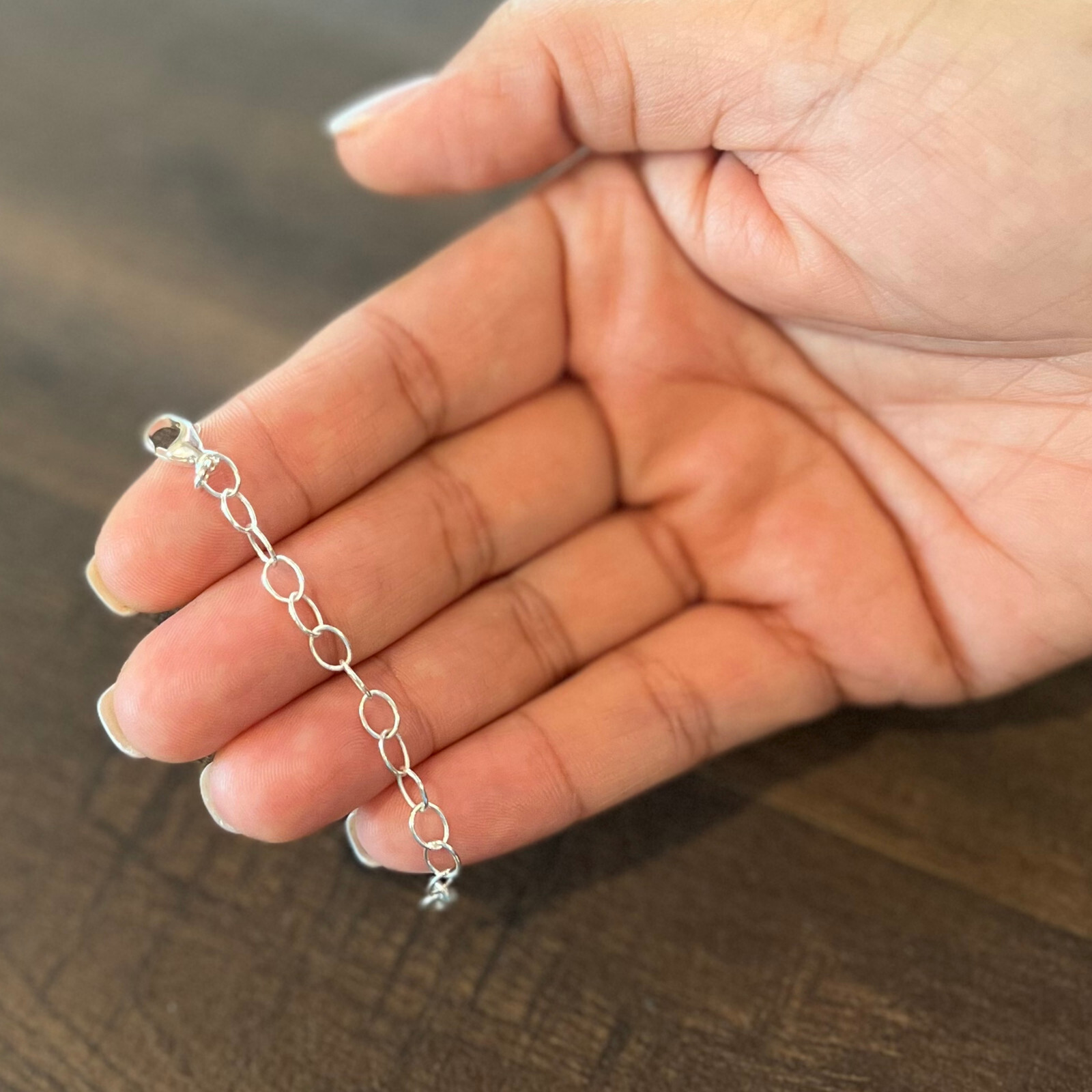 Sterling Silver 5mm Necklace Extender Chain 2″, 3″, 4″, 5″, 6″