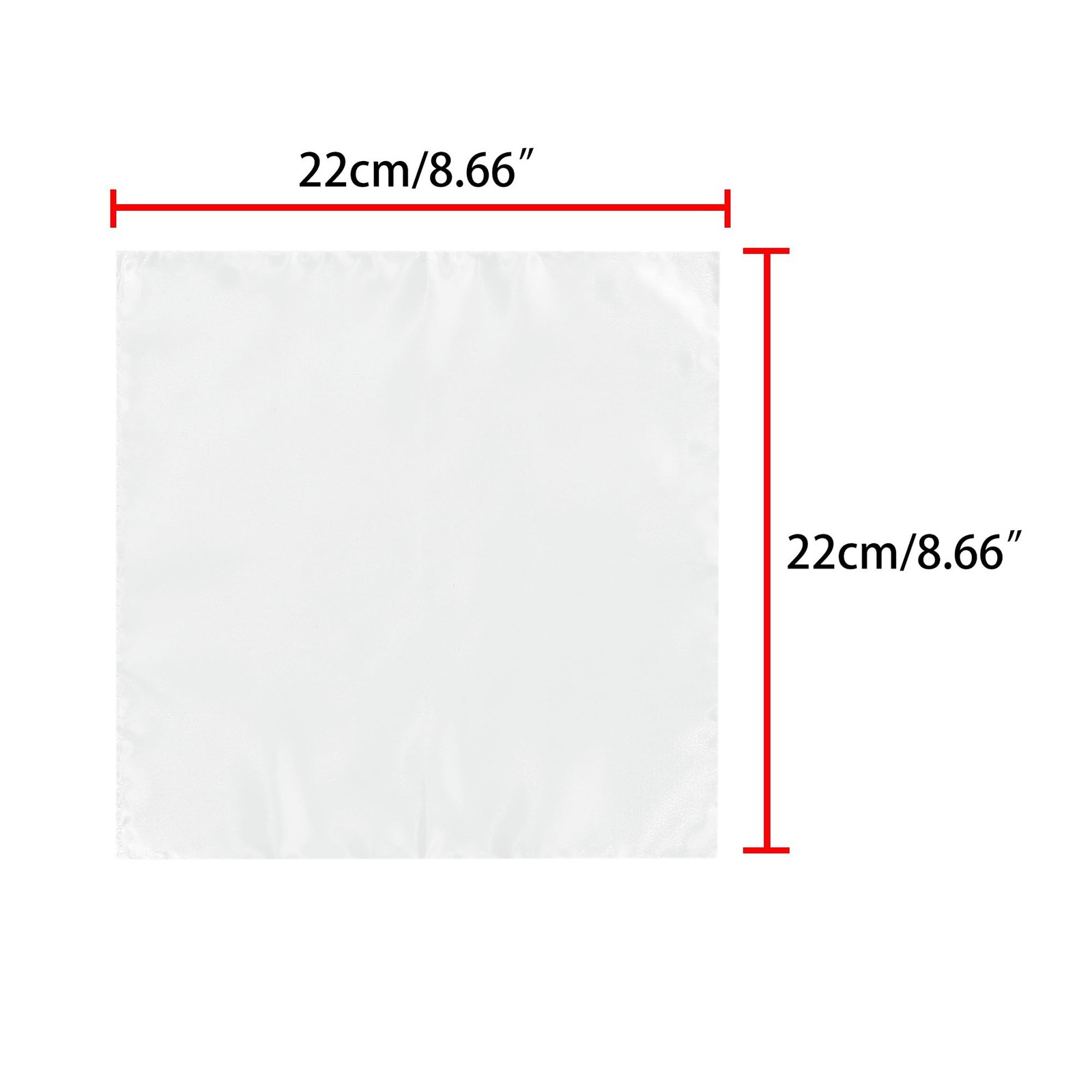 Allegra K Men’s Pocket Squares Handkerchiefs Solid Color for Wedding Party