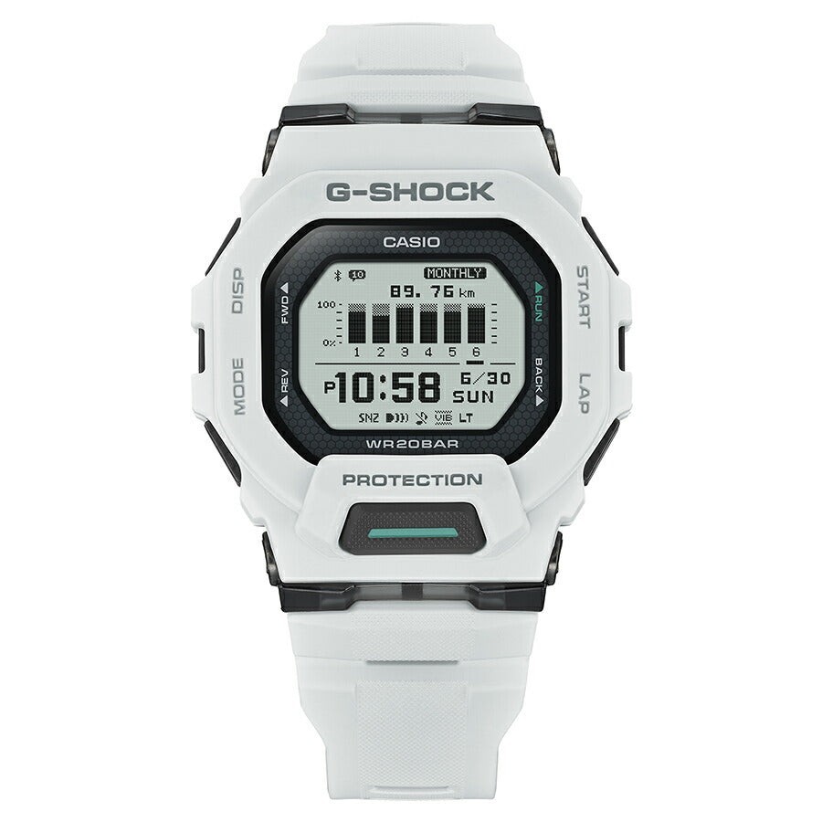 CASIO G-Shock GBD-200-7 Bluetooth Mens Watch White Sport Quartz 2020-Now New