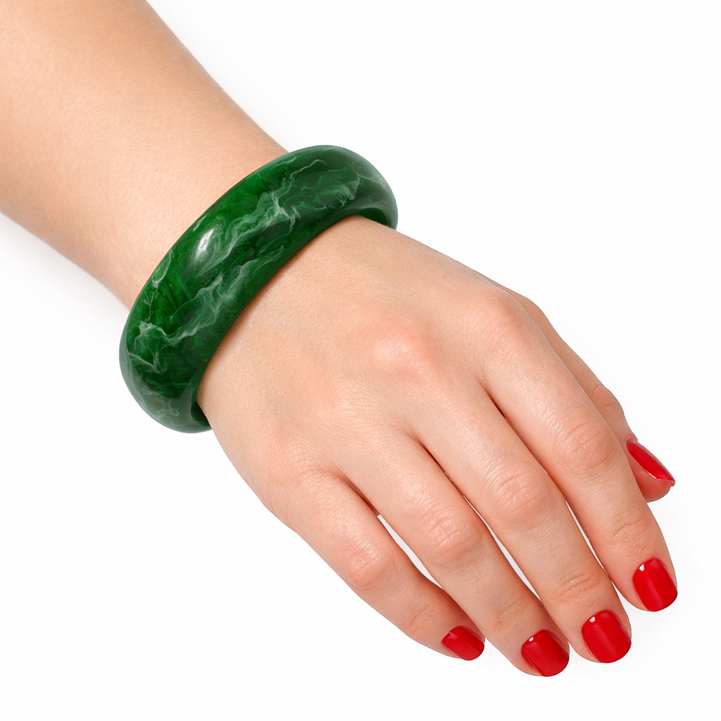 3Pcs Chunky Acrylic resin Bangle Bracelet Set Women Coloured Summer Evening NEW