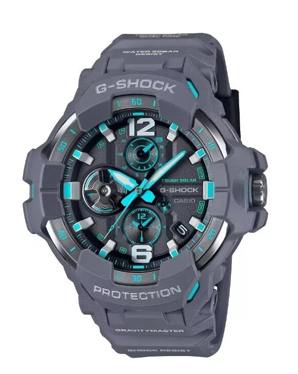 New Casio G-Shock Gravity Master Black Resin Band Watch GRB300-8A2