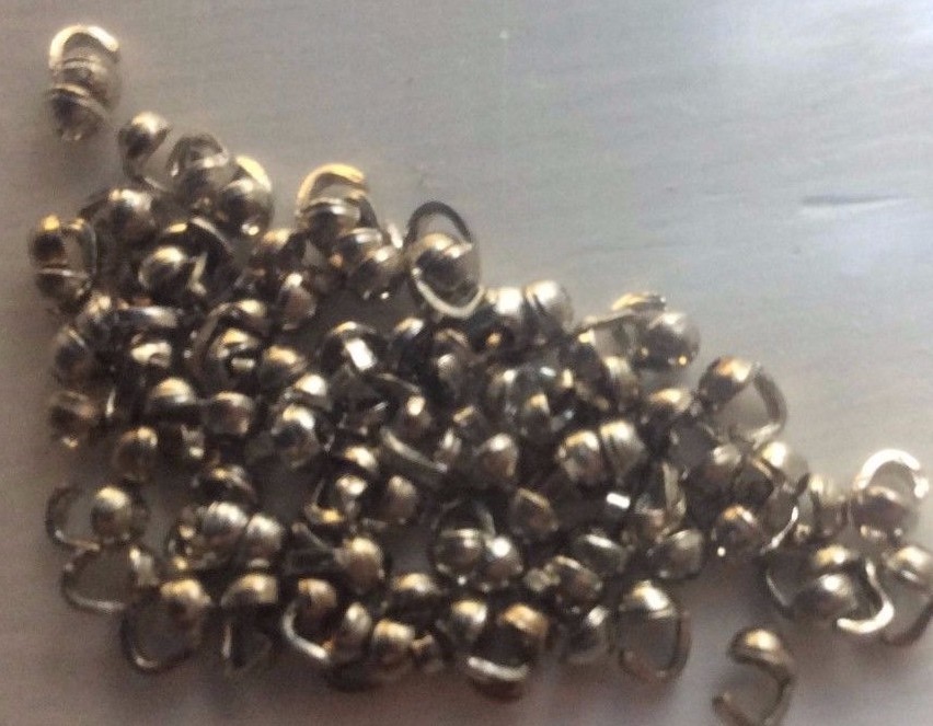 500 Metal Findings Bead Tips for Stringing Necklaces
