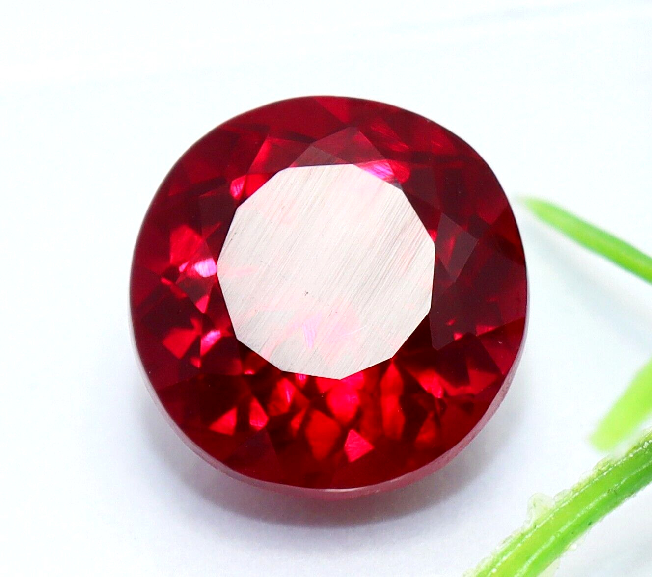 Natural Ruby Burmese Round Cut 7.80 Ct Red Certified Loose Gemstone