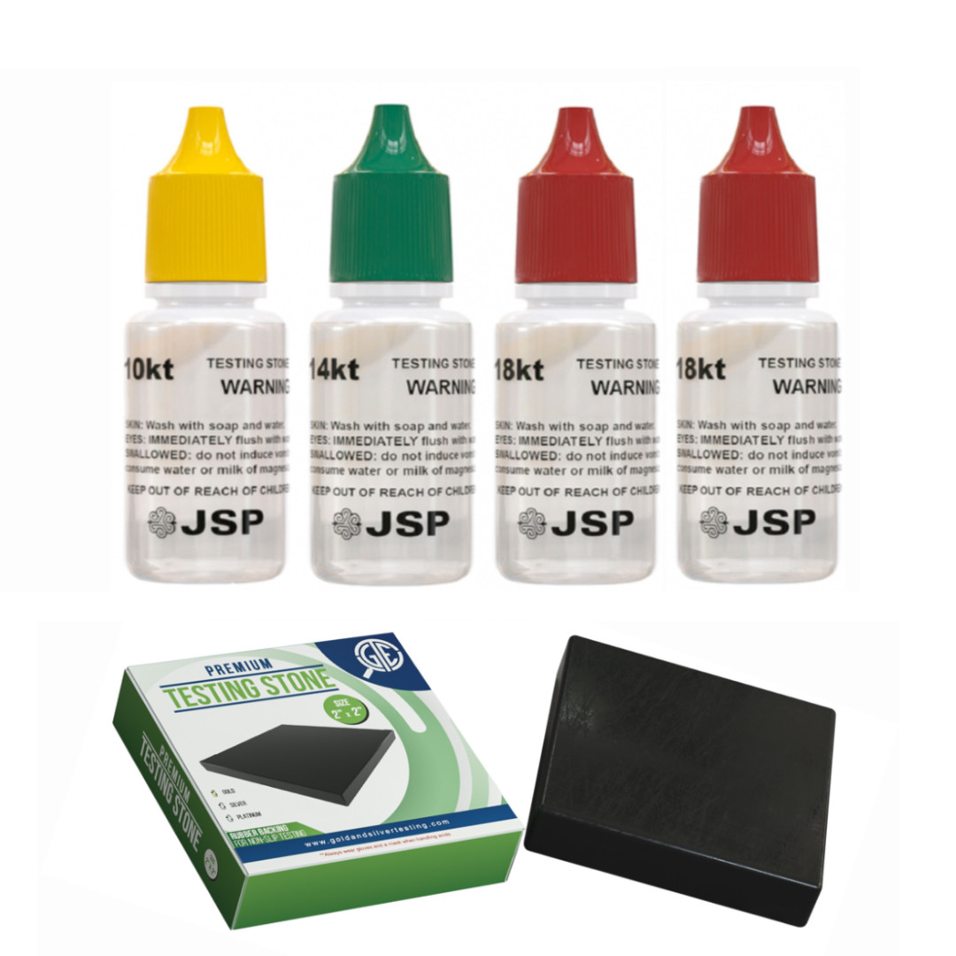 Gold Silver Jewelry Testing Acid Kit 14K 18K Sterling 999 Test Kit Detector JSP
