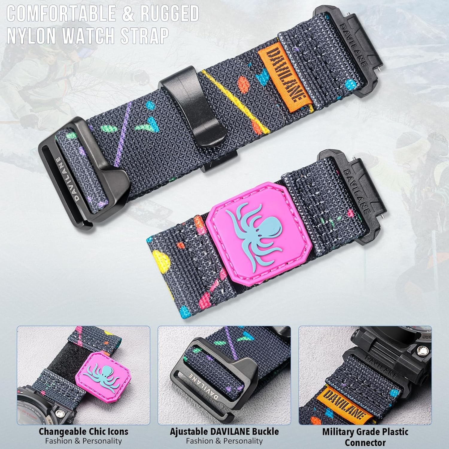 Quick Release Band for G-Shock – Outdoor Watch Strap 16mm