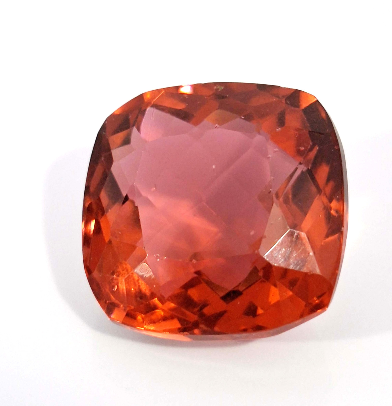 Spessartite Garnet Natural Cushion Cut 33-35 Ct Certified Loose Gemstone TQ005