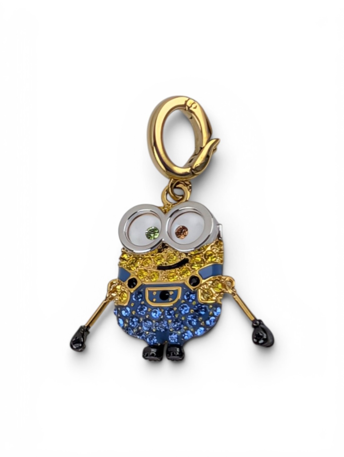 New 100% Authentic SWAROVSKI Sparkle Pave Crystal Minions Bob Charm 5753016