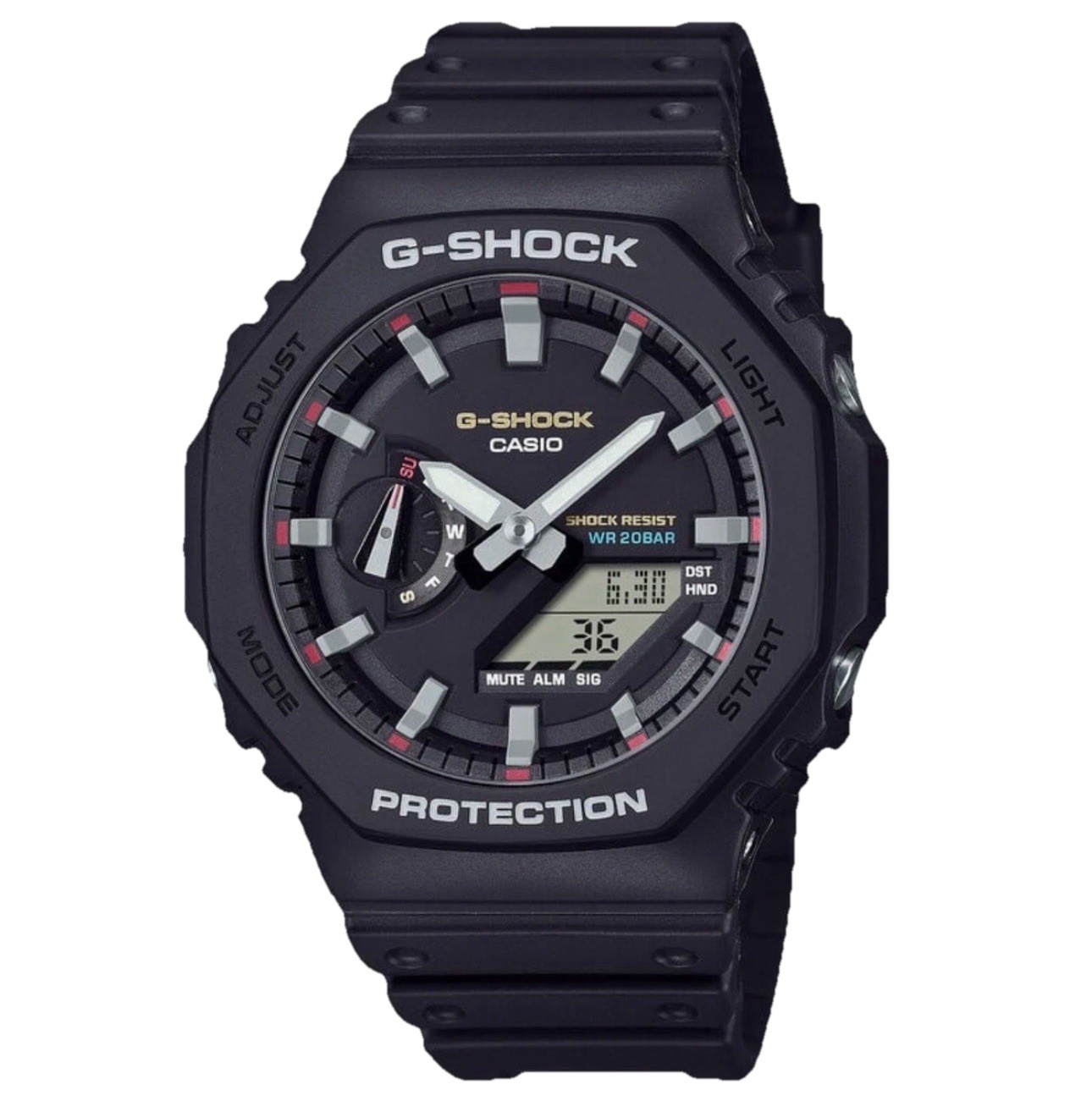 Casio GA-2100RL-1AER Men’s G-Shock 2100 Series Analog Digital Watch, Black