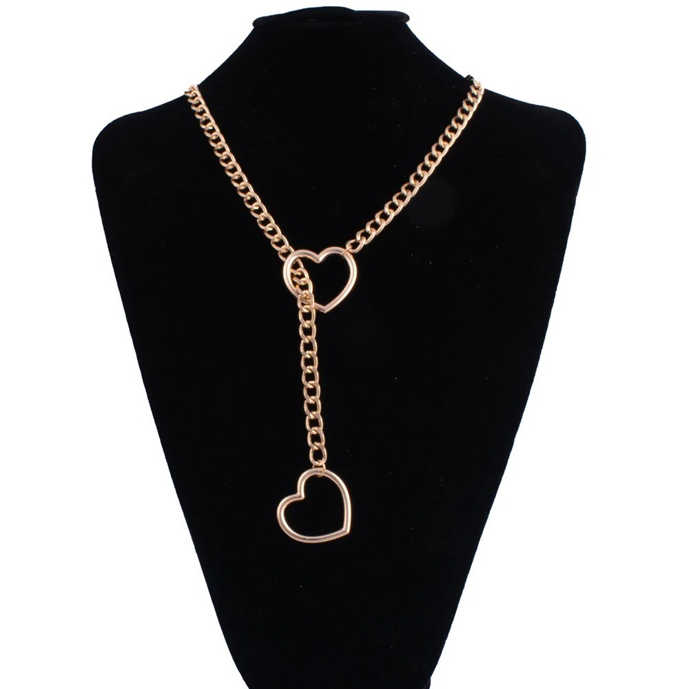 Ring Slip Chain Heavy Slipchain Choker Collar For Women Men